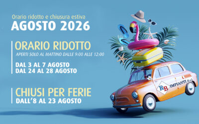 Orario ridotto e chiusura agosto 2026